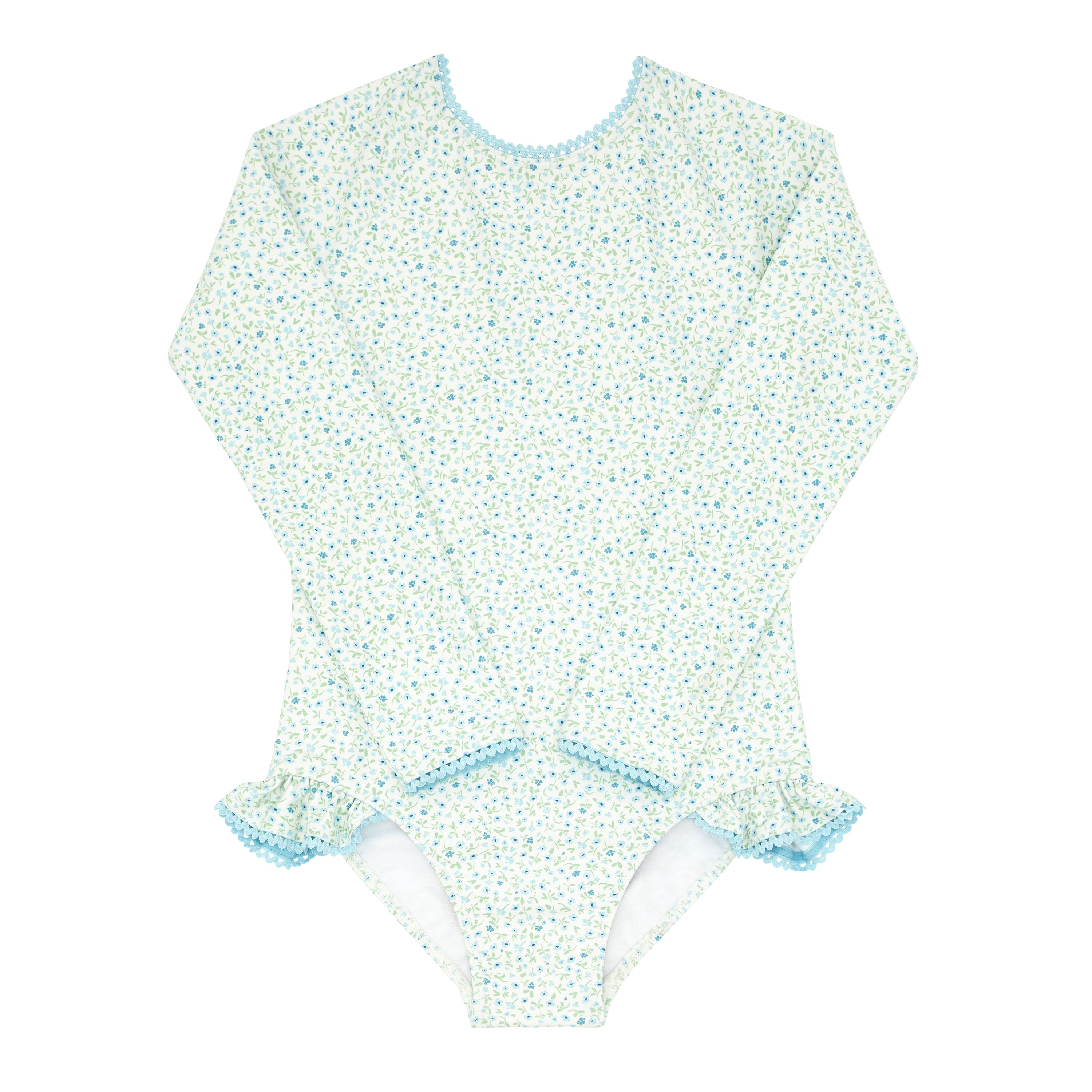 Hibiscus Ditsy Floral Rashguard One Piece (Infant/Baby)