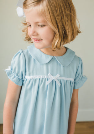 Classic Nightgown-Light Blue (Toddler)