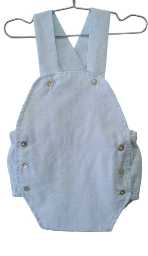 Spanish Sunsuit with  Blue Dots (Toddler)