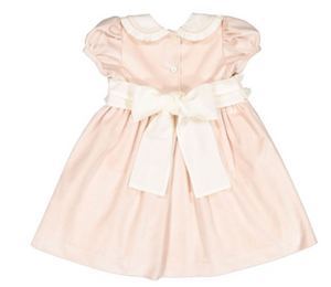 Powder Pink Velvet Dress (Kid)