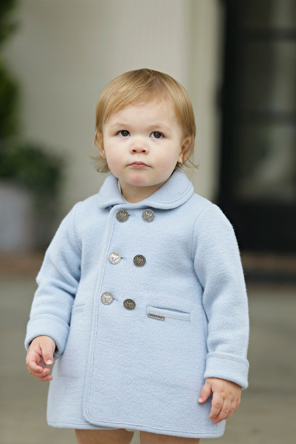 Marae Coat Blue Double Breasted (Toddler)