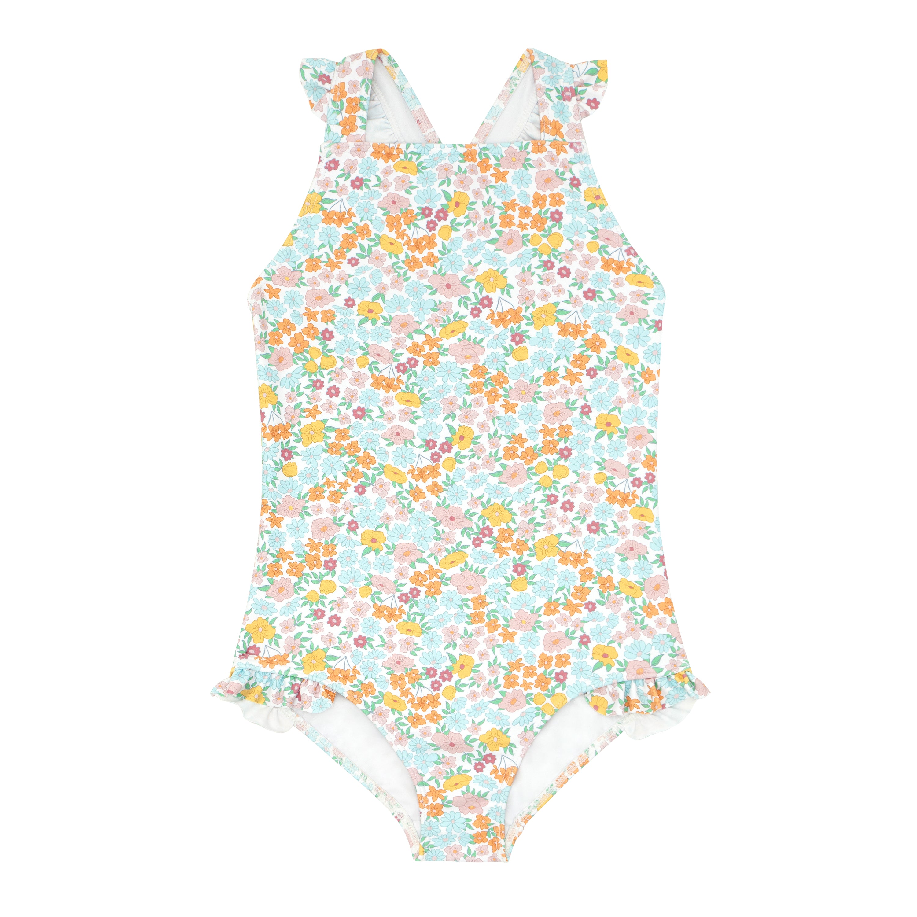 Hawaiian Floral Crossover One Piece (Toddler)