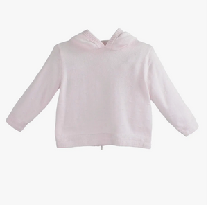 Pink Back Zip Hooded Cardigan (Infant)