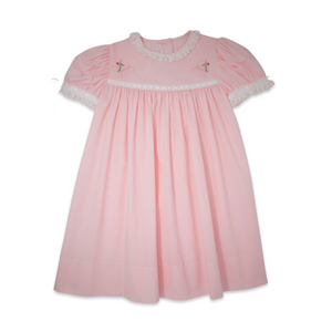 Tiny Town Dress-Pink Batiste (Toddler)
