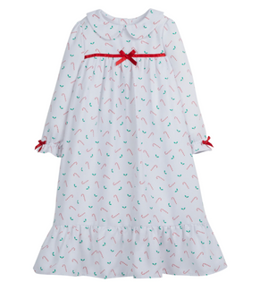 Classic Nightgown-Candy Cane (Big Kid)