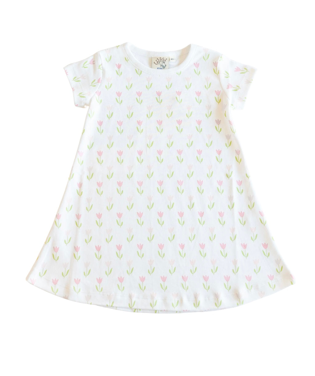 Tulip Print Dress (Toddler)