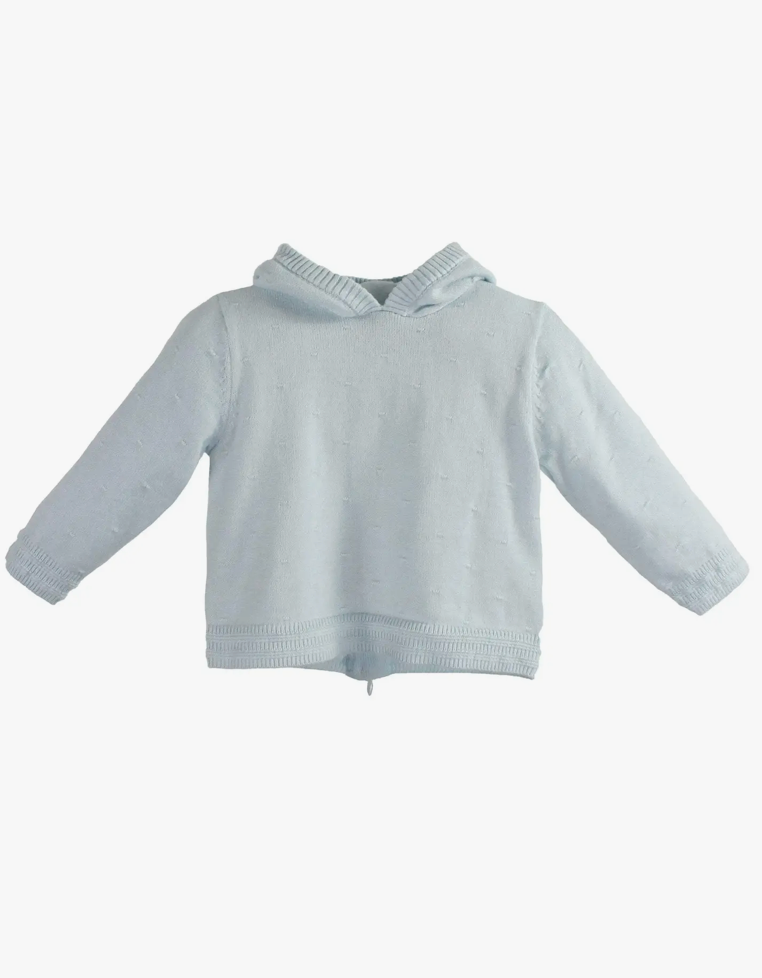 Blue Back Zip Hooded Cardigan (Baby)