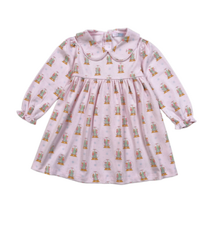 Pink Christmas Snow Globe Dress (Toddler)