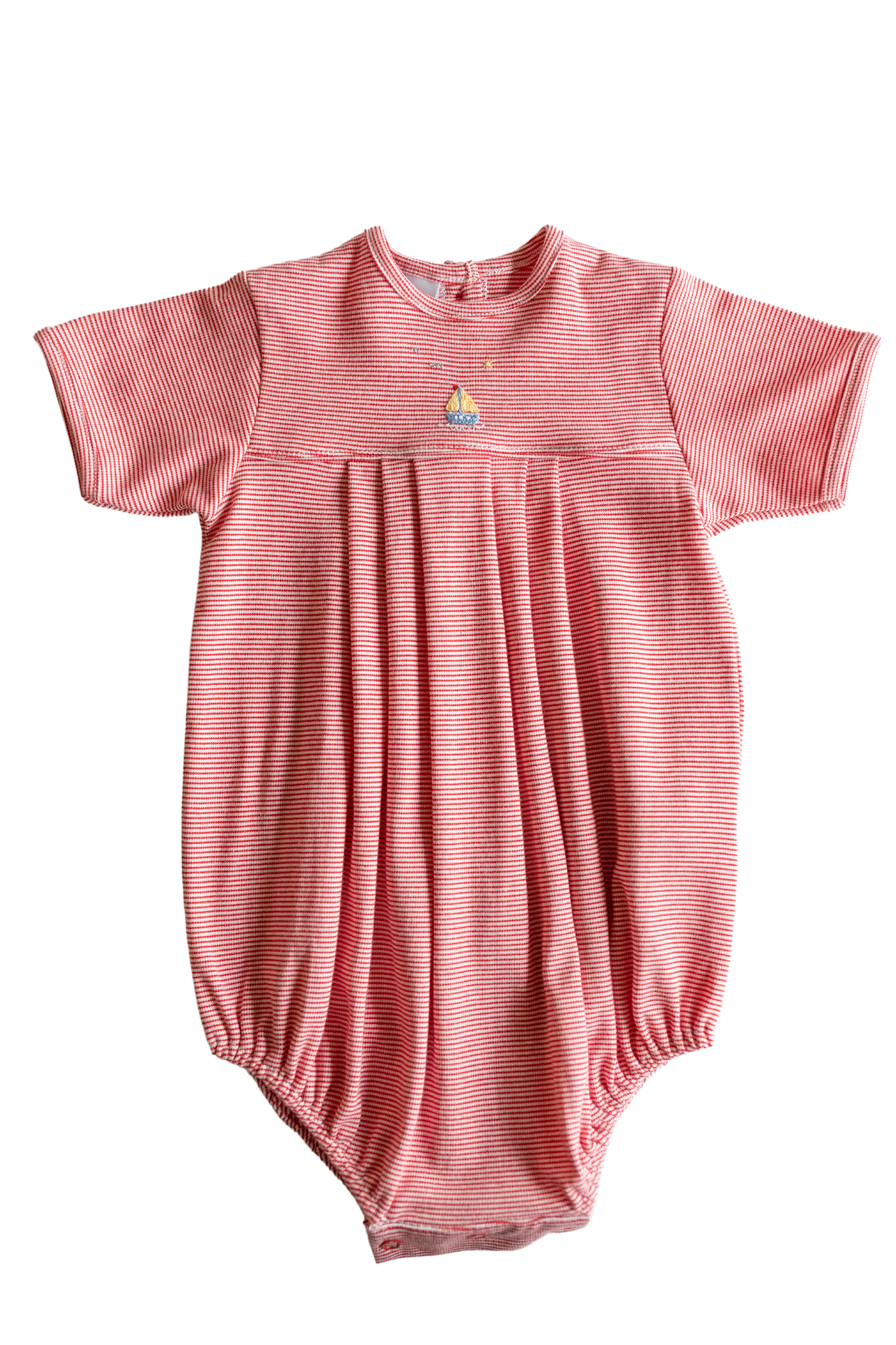 Sailboat & Seagulls Pleated Romper (Baby)