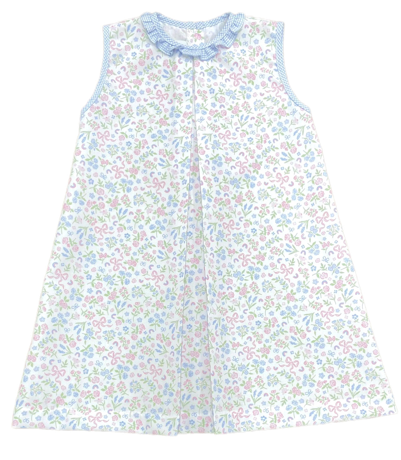 Penny Pleat Dress-Blossoms & Bows (Toddler)