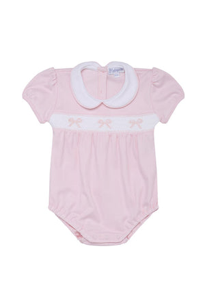 Bow Smocked Bubble (Baby)
