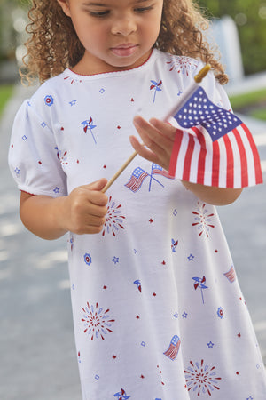 Printed Flag Dress (Toddler)