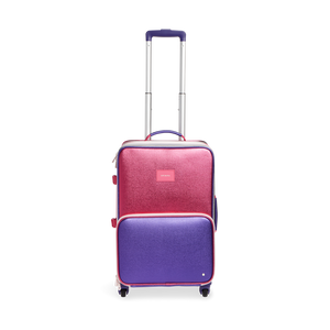 Logan Hot Pink/Purple Suitcase