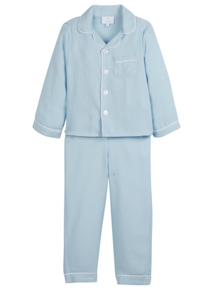 Classic Pajama Set-Light Blue (Toddler)